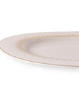 Geo Rose Beige & Gold Oval Platter 41 cm