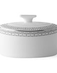 Geo Rose Grey & Platinum Sugar Bowl with Lid 0.32 L
