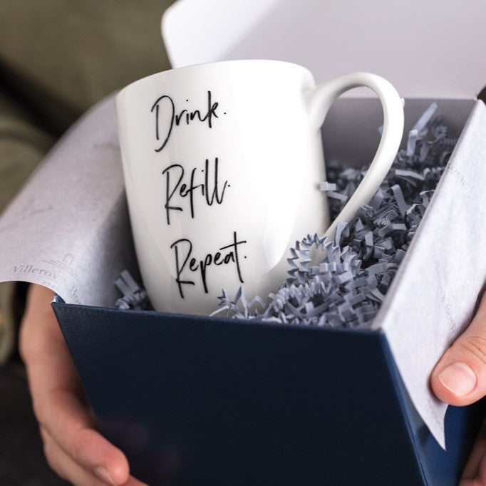 Statement Mug Drink Refill Repeat 280ml