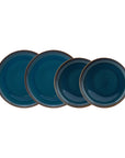 Crafted Denim Dinner Set of 4 Pieces