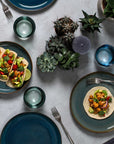 Crafted Denim Dinner Set of 4 Pieces