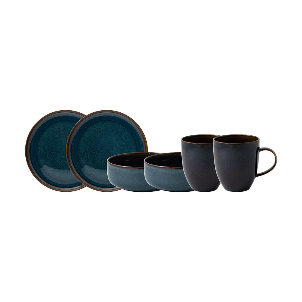Crafted Denim Breakfast Set of 6 Pieces – Villeroy and Boch
