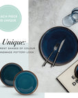 Crafted Denim Breakfast Set of 6 Pieces