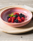 Perlemor Coral Pasta Bowl 22cm