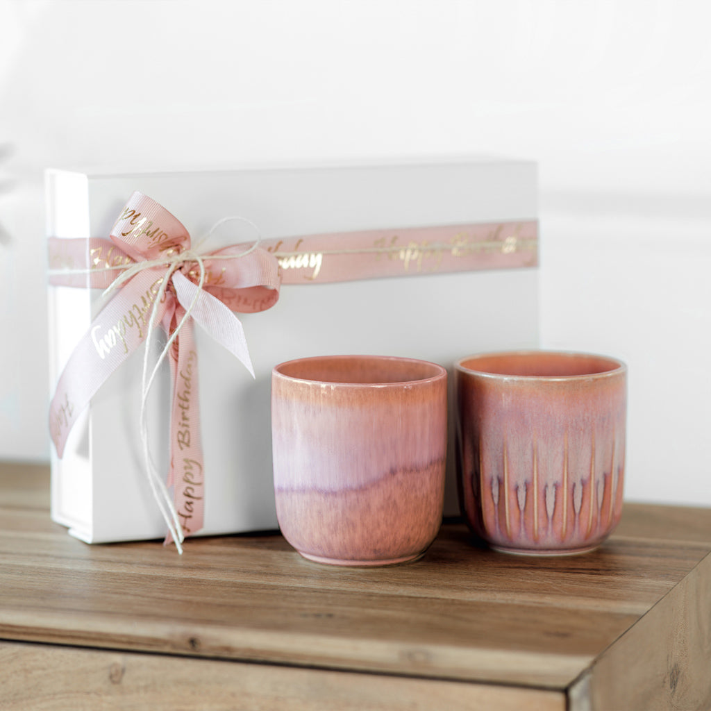Perlemor Coral Mug Set of 2 Pieces