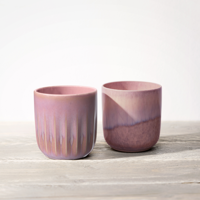 Perlemor Coral Mug set of 2pieces
