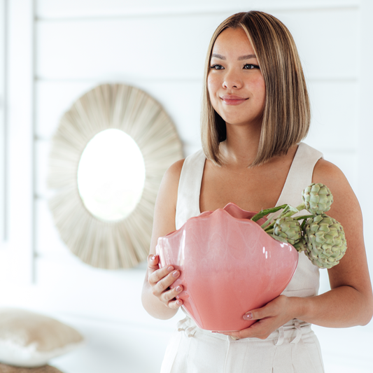 Perlemor Home Shell vase