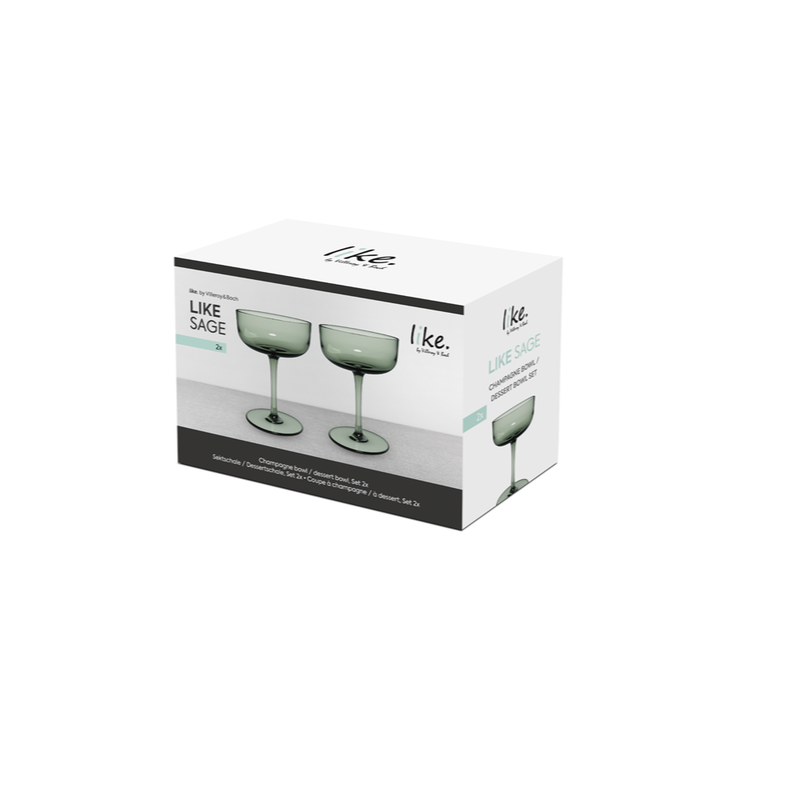 Like Sage Champagne bowl or dessert bowl Set 2 pcs