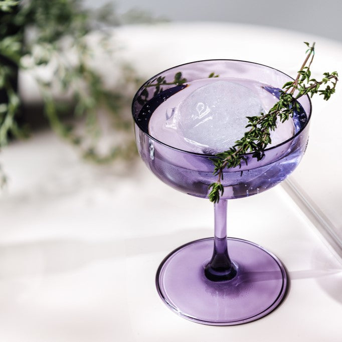Like Lavender Champagne bowl or Dessert bowl Set 2 pcs