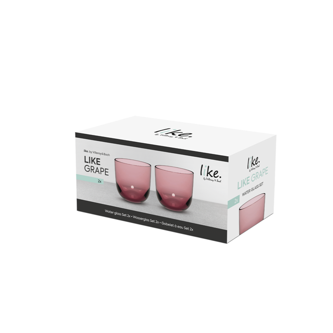 Like Grape Water Glass Set 2 Pcs 280ml