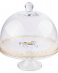 Pferd Amber Footed plate and Dome 24cm