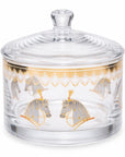 Amber Horse Small Candy box with cover 13cm