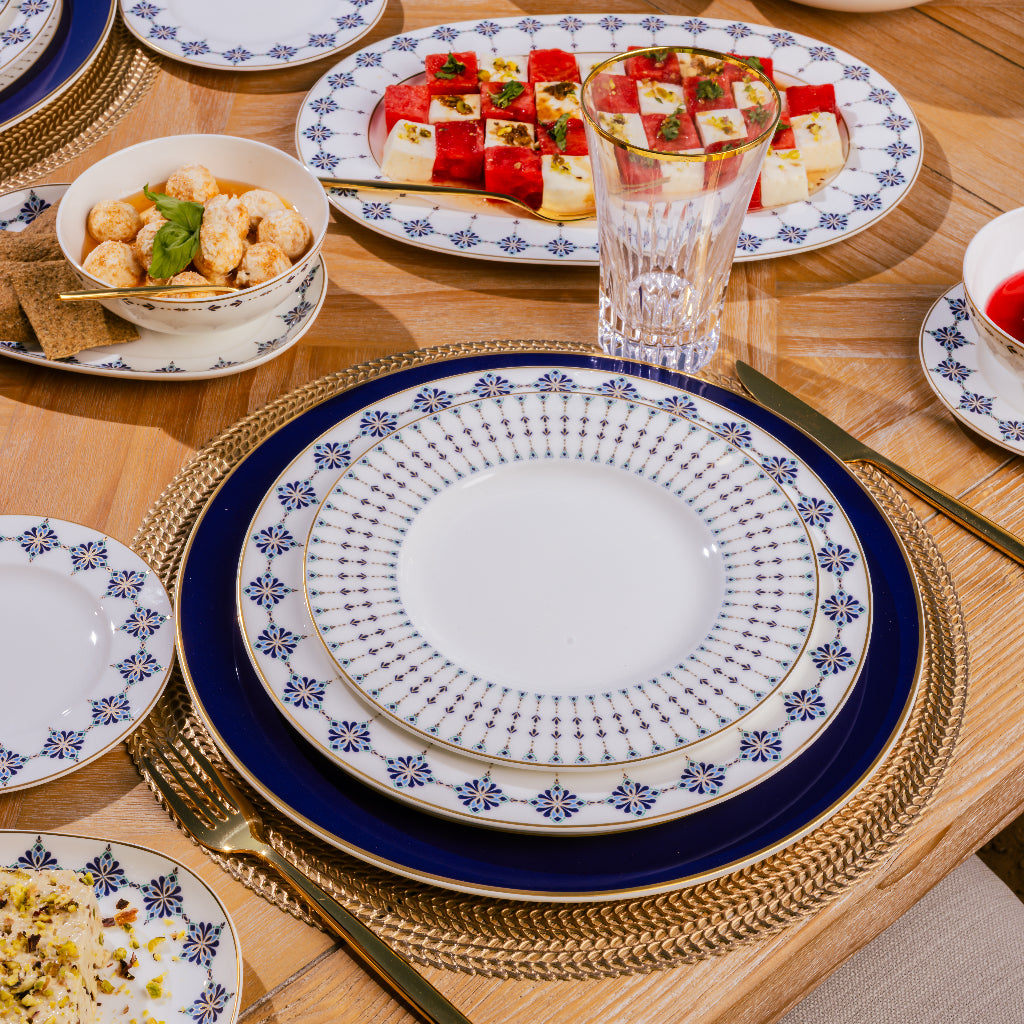 Azure Oval platter 41cm