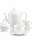 White Pearl Coffee/Tea Set- 15 Pcs for 6 Persons