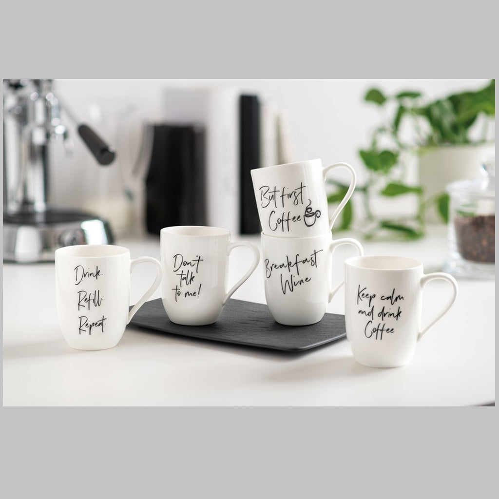 Statement Mug Drink Refill Repeat 280ml