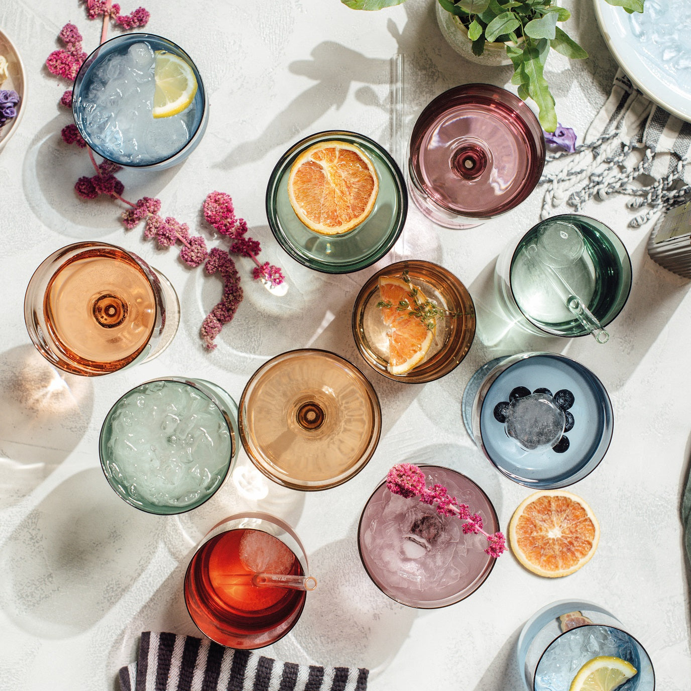 Like Lavender Water Glass Set 2 Pcs 280ml