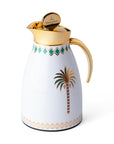Palm Tree Thermos Gold 1L