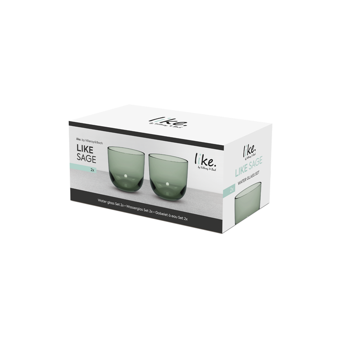Like Sage Water Glass Set 2 Pcs 280ml