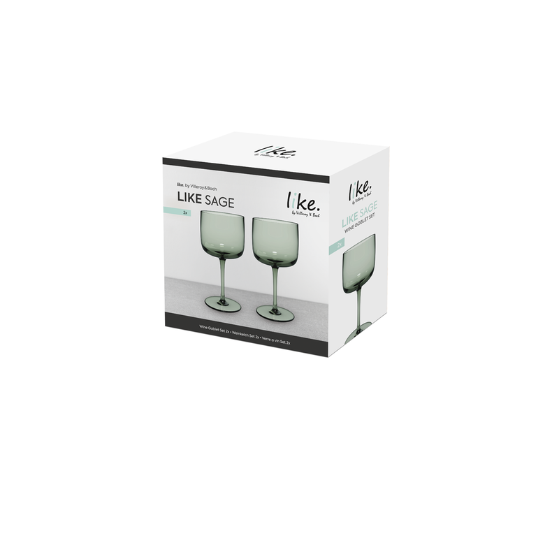 Like Sage Juice Goblet Set 2 Pcs 270ml