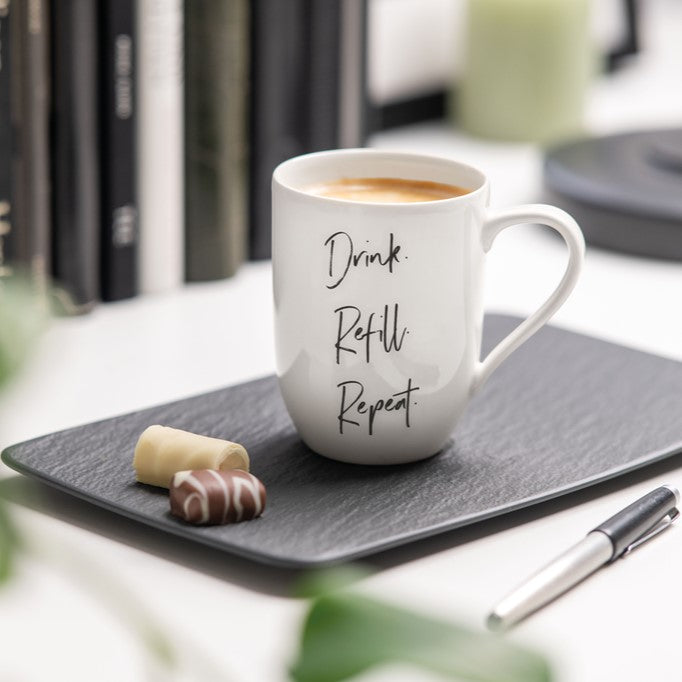 Statement Mug Drink Refill Repeat 280ml