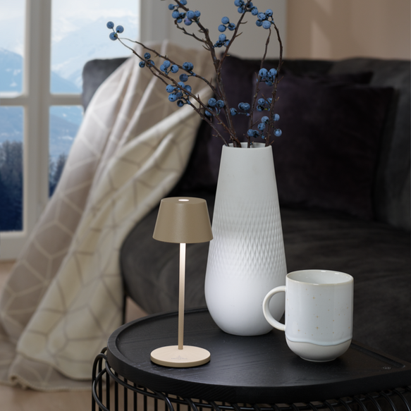 Manufacture Collier Blanc Vase Carré Tall