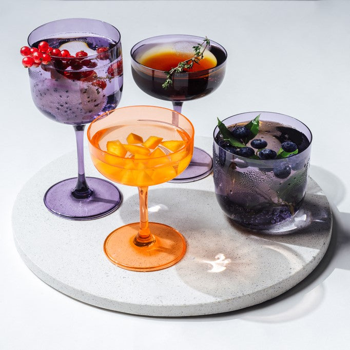 Like Lavender Water Glass Set 2 Pcs 280ml
