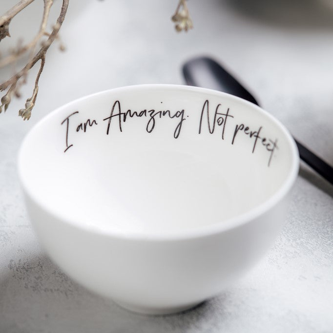 Statement Bowl Amazing not perfect 13.8cm