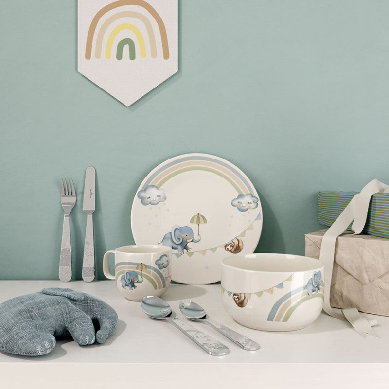 Walk Like An Elephant Children's Crockery Set 7 Pcs