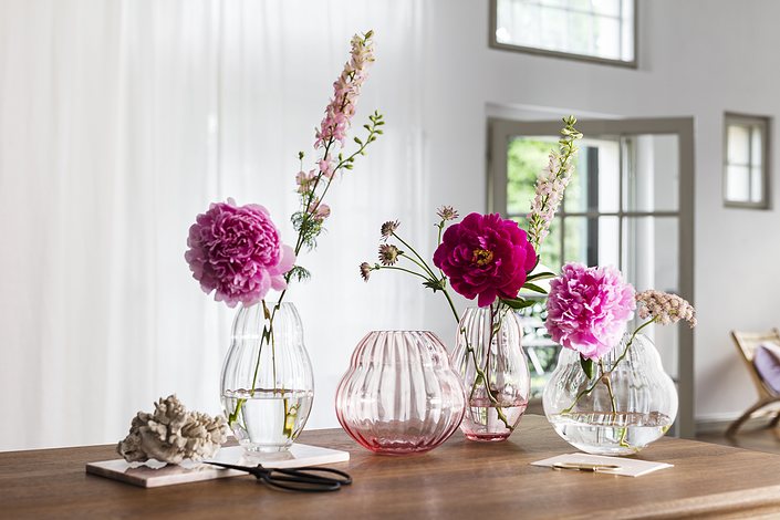 Rose Garden Home Vase/Hurricane Lamp 19x19x17cm