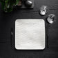 Manufacture Rock Blanc Square Serving Plate/Gourmet Plate 32,5 x 32,5cm