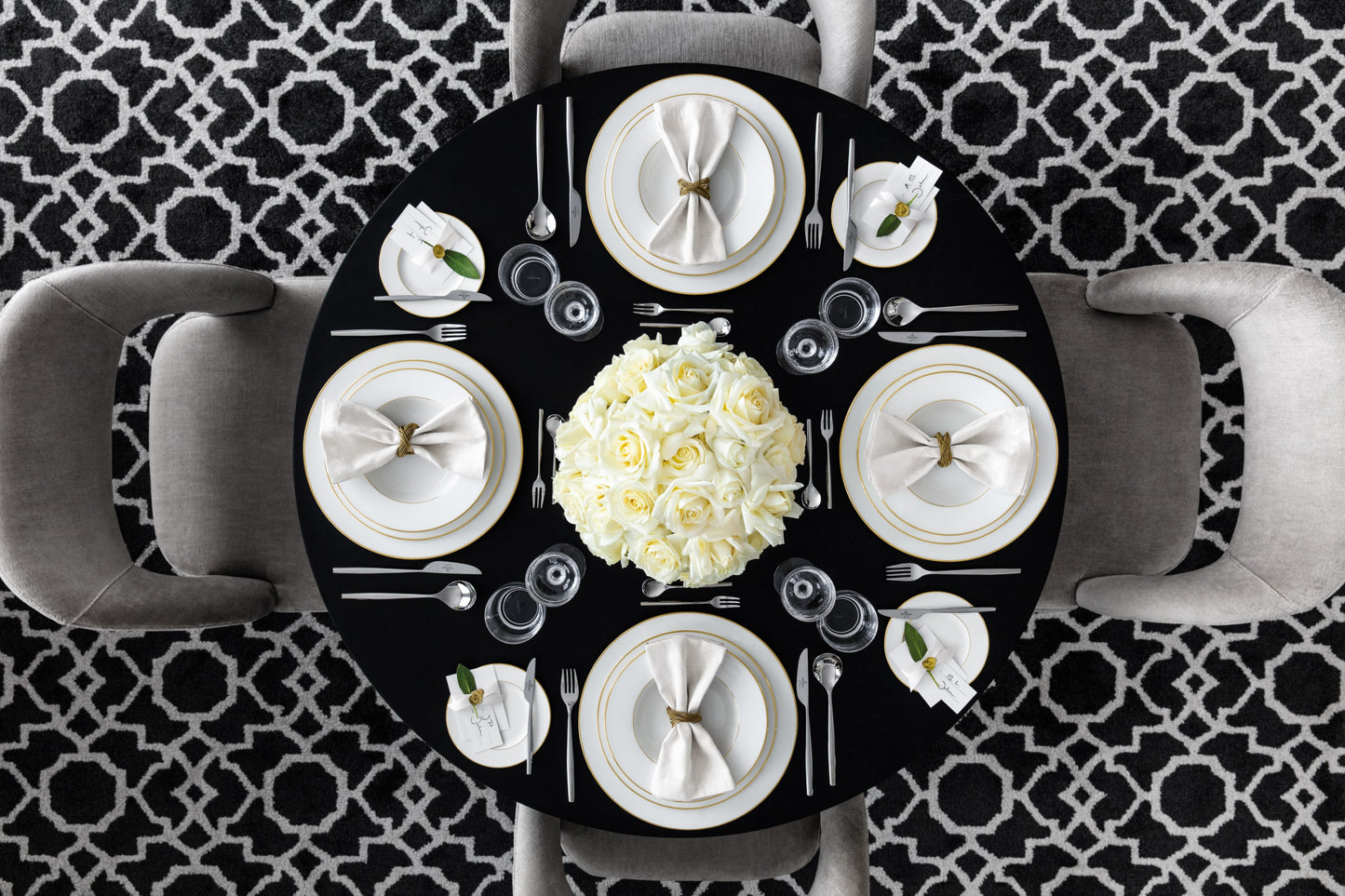 Anmut Gold Dinner Set 38 Pieces For 6 Person