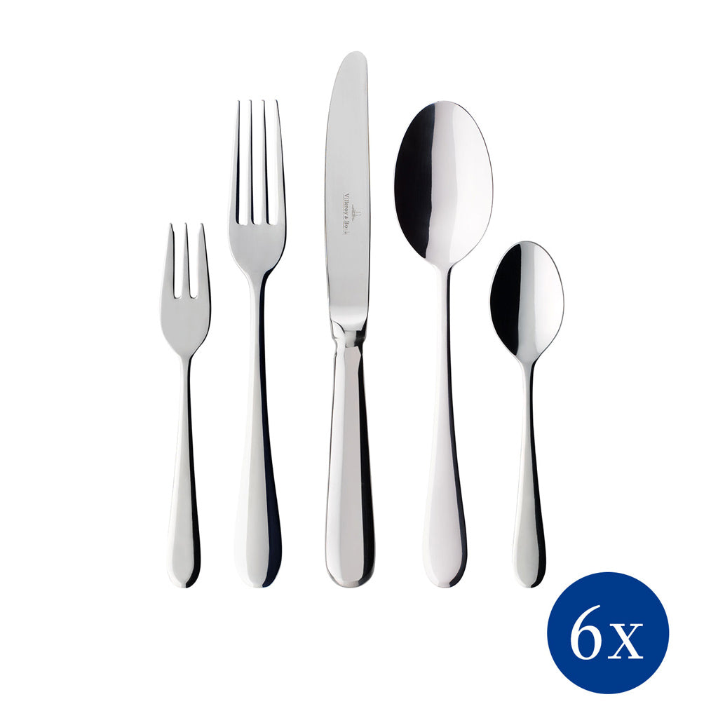 Oscar Cutlery Set 6 Person On 30 Pieces