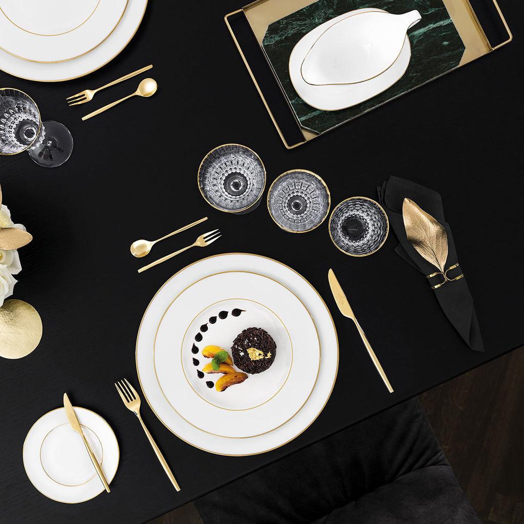 MetroChic D'Or Cutlery Set 12 Person On 70 Pieces
