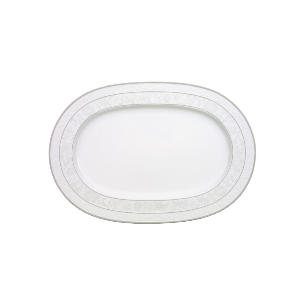 Gray Pearl Dinner Set 6 Person On 38 Pieces