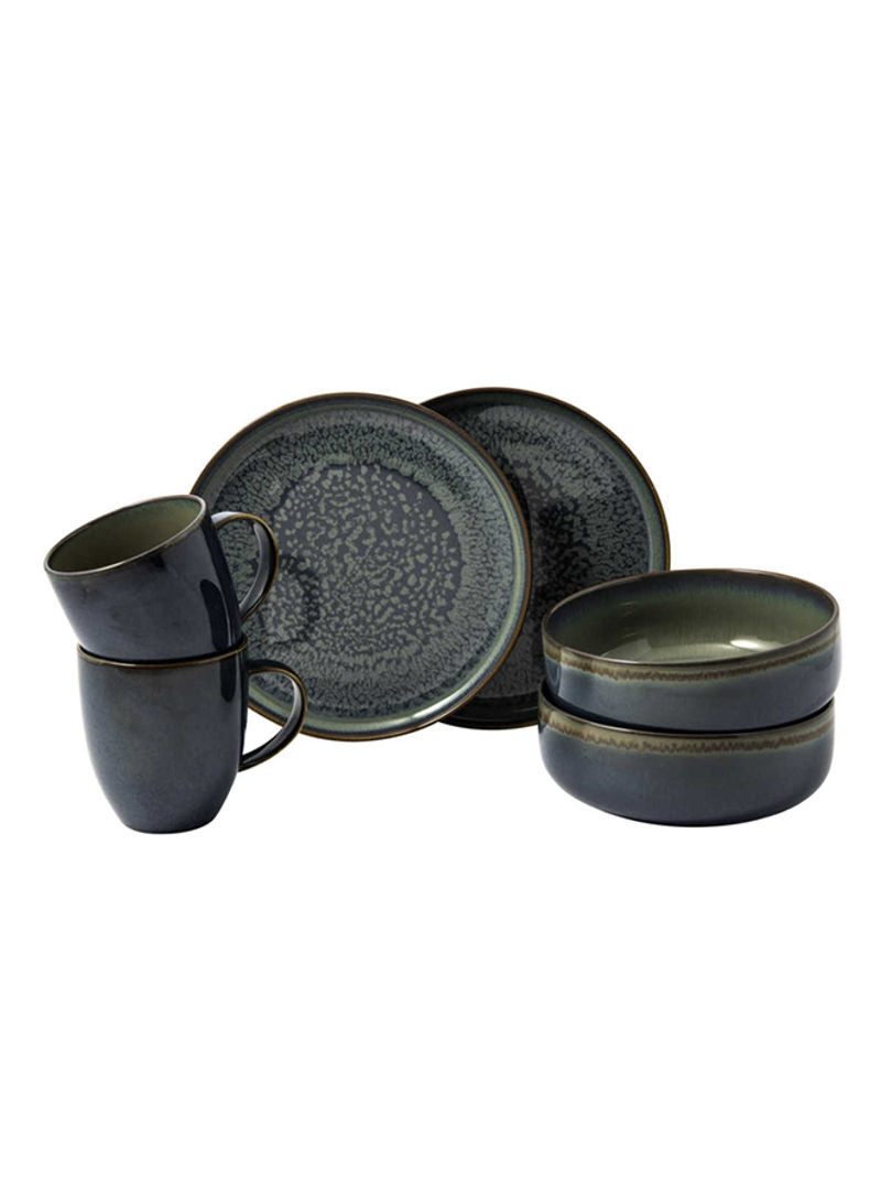 Crafted Breeze Breakfast Set 2 Person On 6 Pieces