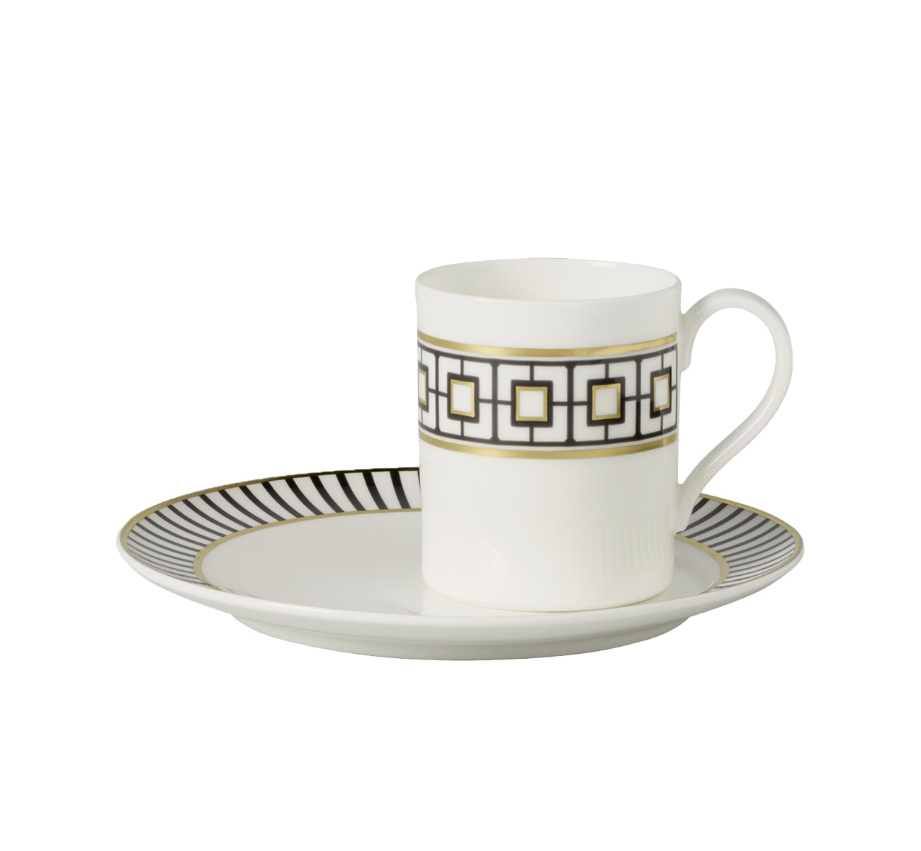 MetroChic Coffee Cups With Saucers Set 6 Person