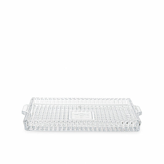 Villeroy And Boch Spiral Rectangular Tray With Handle 30x19cm