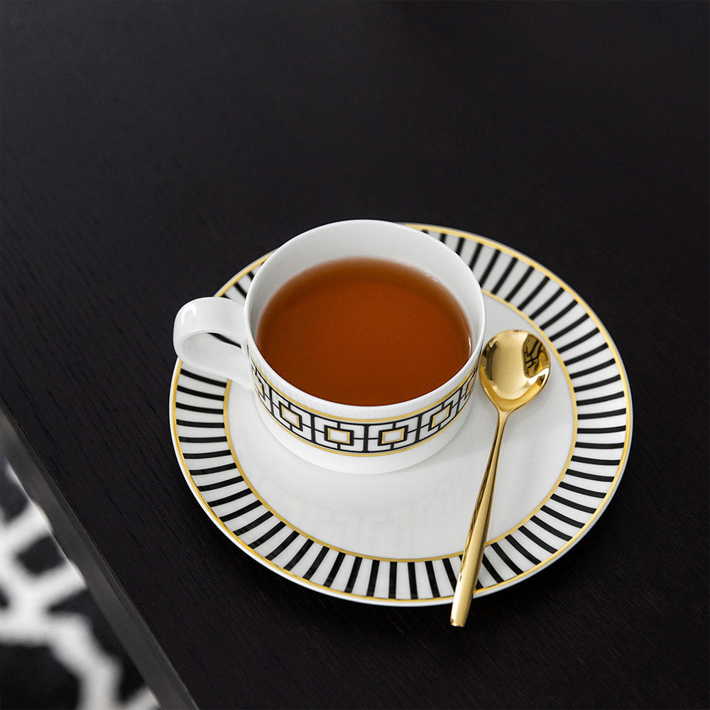 MetroChic Tea Cups With Saucers Set 6 Person
