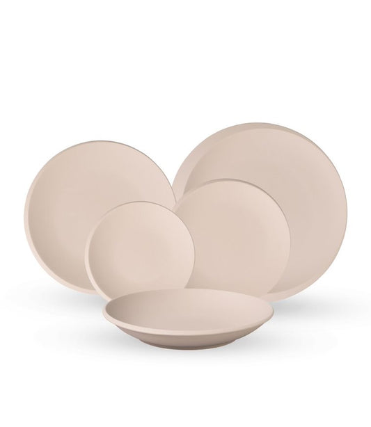 NewMoon Beige Dinner Set 6 Person On 25 Pieces