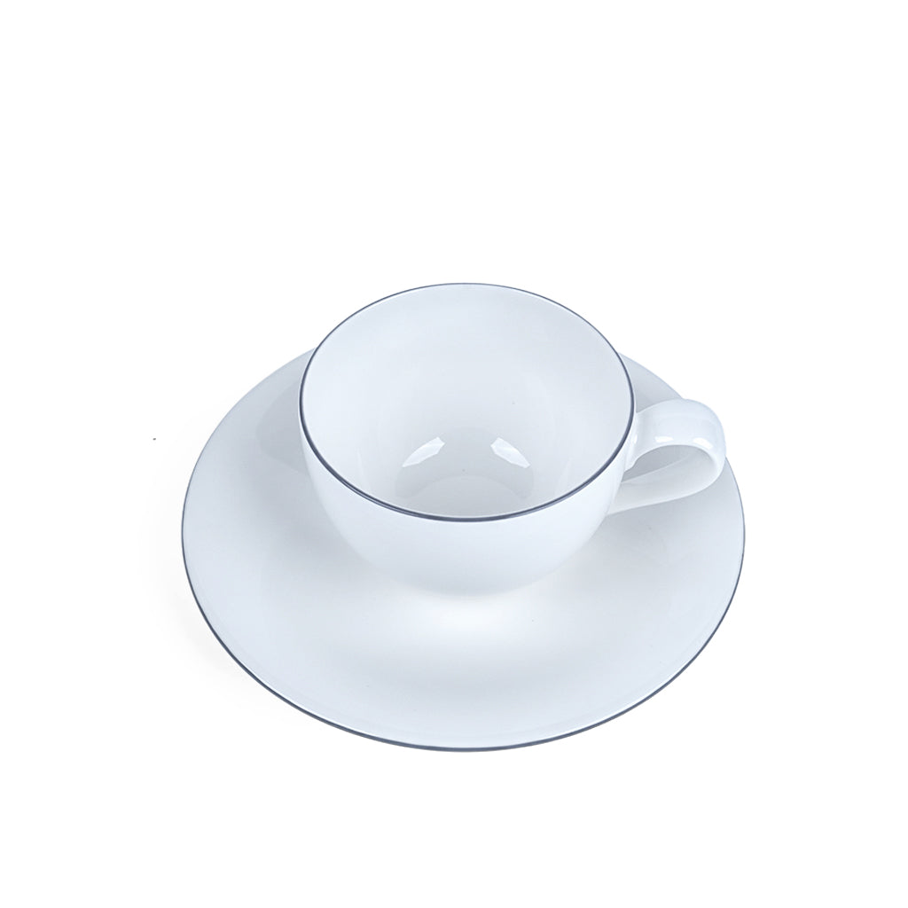 Grey Lines Coffee Set 18Pcs