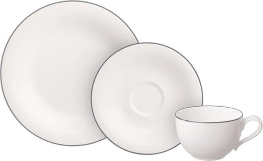 Grey Lines Coffee Set 18pcs
