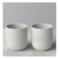 Manufacture Collier Blanc White Mug Set 2pcs