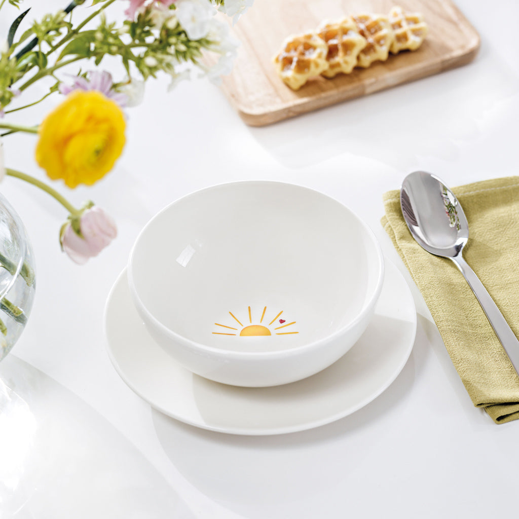 With Love Breakfast Plate Hello Sunshine 21cm