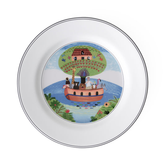 Design Naif Salad Plate Noah's ark 21cm