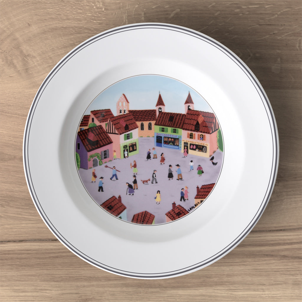 Design Naif Deep Plate Village 21cm