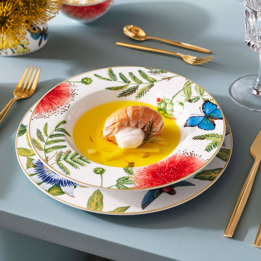 極美品　アンティークHEINRICH Villeroy＆Boch Amazona Amazonia Anmut Deep Plate 24cm – Villeroy and Boch