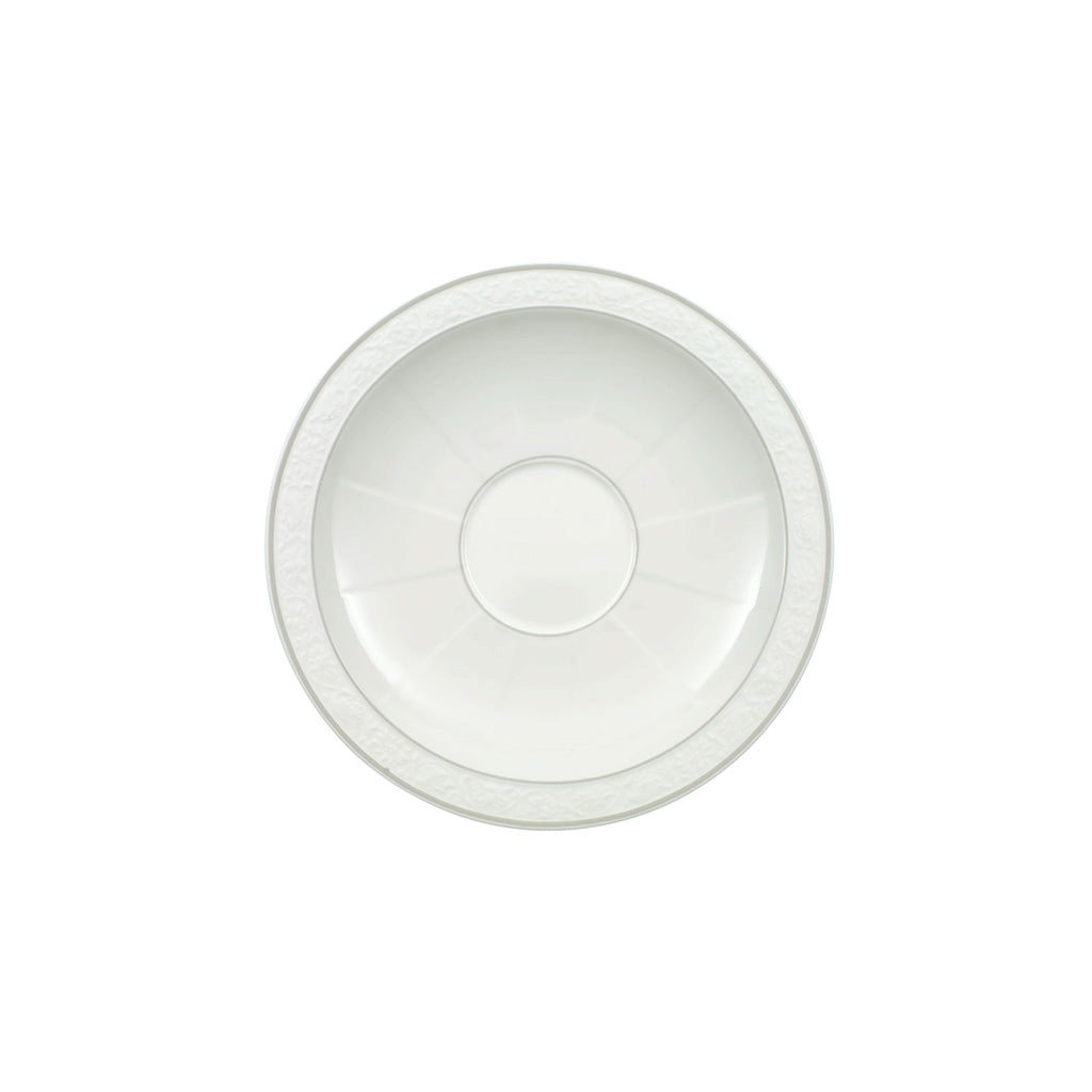 Gray Pearl Saucer for Breakfast/Soup Cup 18 cm