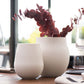 Manufacture Collier blanc Vase Carré large 20cm