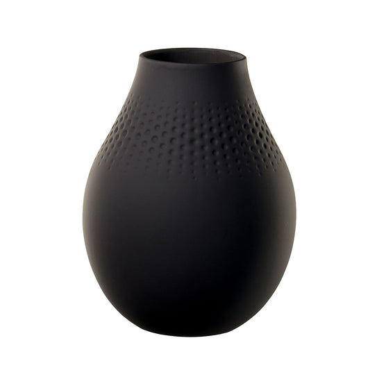 Manufacture Collier noir Vase Perle tall 16cm