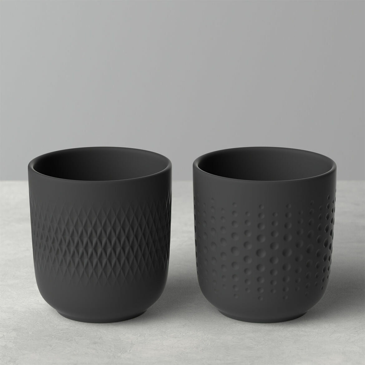 Manufacture Collier Noir Mug 0.29L Set 2pcs